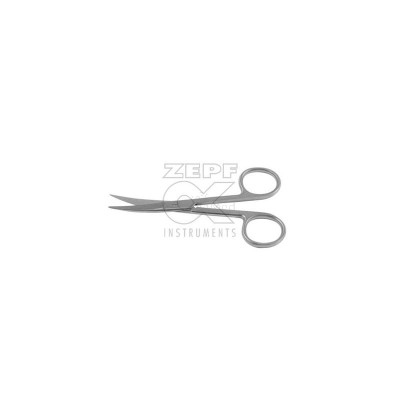 ZEPF Ciseaux de chirurgie courbe 13cm P/P - 1pc