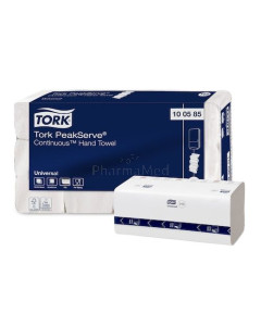Tork peakserve Ess. mains blanc 1 pli 20 x 20cm H5 (12x410)