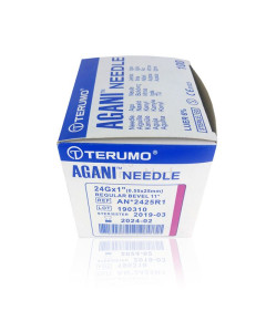 Aiguilles TERUMO Agani - 24G1    (0,55x25mm) - 100pc