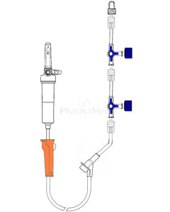 Set à perfusion Robinet Y + Filtre.... (50pc)