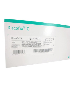 Robinet 3 voies luer DISCOFIX Bleu/10cm - 50pc