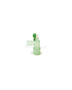 Raccord coudé fixe 22M/15F-15M + prise luer lock avec capuc