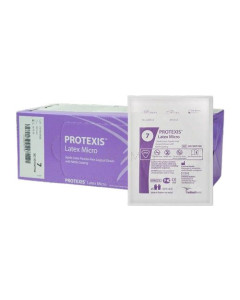Gants de chirurgie PROTEXIS latex micro - 7,0 - 50 paires