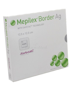 MEPILEX BORDER AG 12,5x12,5cm - 5pc