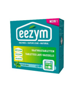 EEZYM tablettes lave-vaisselle + enzymes -  40pc