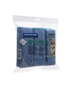 WYPALL Lavette microfibre bleue 40x40cm - 1pc