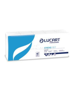 LUCART Mouchoirs blanc cellulose strong 4plis - 10x9pc