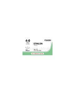 ETHILON 4/0 F2435H USP FS-3 75cm Noir - 36fils