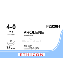 PROLENE blue USP 4/0 F2828H 2xV-4 17mm 75cm - 36 fils