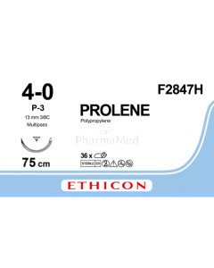 PROLENE 4/0 F2847H P-3 75cm - 36fils