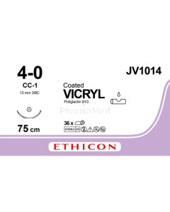 VICRYL 4/0 Coated JV1014 CC-1 75cm - 36fils