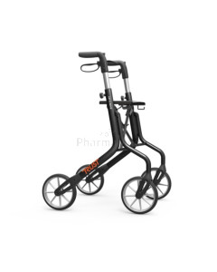 Rollator Let's Move noir - 4 roues - 1pc