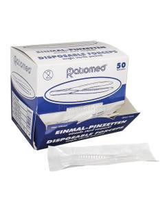 RATIOMED Pince disposable stérile 12.5cm - 50pc