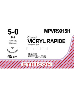 VICRYL RAPIDE 5/0 MPVR9915H 45cm P-1 prime /36fils