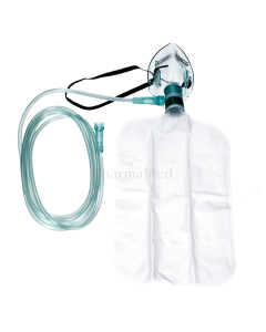 Masque ZARYS + réservoir O2 1L et  tube 210mm - Taille Large - 1pc
