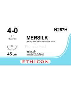 MERSILK 4/0 N267H TF 45cm - 36fils