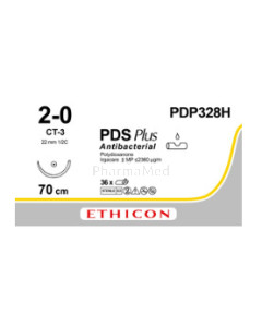ETICON PDS+ II 2/0 PDP328H CT-3 70cm Violet - 36fils