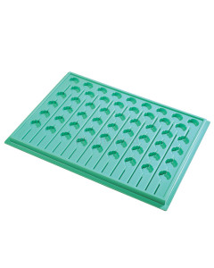 Plateau à médicaments 53 godets/17 cassettes - 10pc