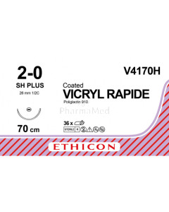 VICRYL RAPID 2/0 Coated V4170H SH Plus 70cm - 36fils