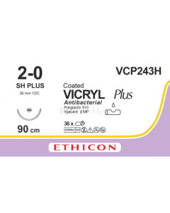 VICRYL PLUS 2/0 VCP243H SH 90cm - 36fils