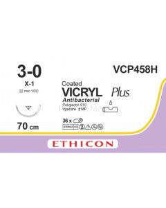 VICRYL PLUS 3/0 VCP458H M2 70cm - 36fils