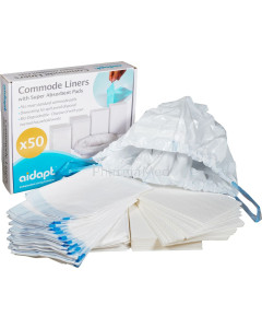 Protège seau/panne de lit avec tampons absorbants - 50pc
