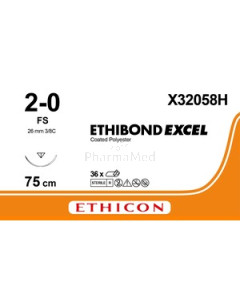 ETHIBOND EXCEL 2/0 X32058H FS 75cm - 36fils