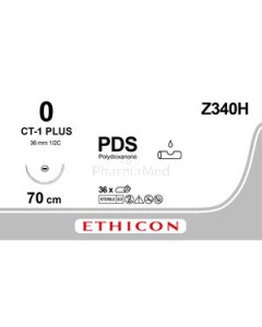 ETICON PDS II 0 Z340H CT-1 Violet 70cm - 36draden