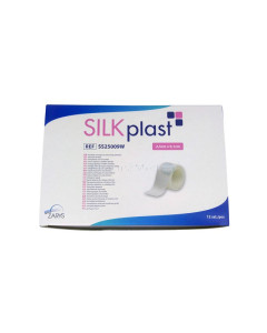 SILKplast ZARYS adhesif en soie - 9.14x2.5cm - 12 rouleaux