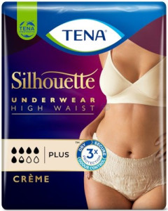 TENA Silhouette Plus Crème Medium - 9pc