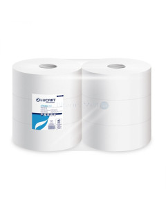 Papier toilettejumbo 2 plis 100% cellulose 1458 coupons 350m
