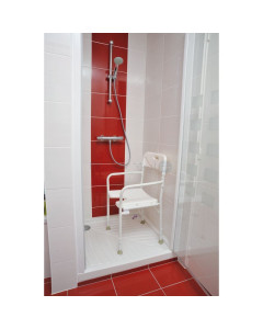 Chaise de douche pliante
