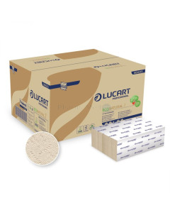 LUCART essuie mains recyclé Z econatural 2plis - 15x200pc