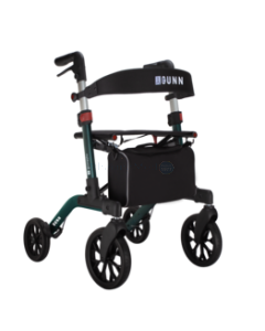 Rollator BROOKLYN Zwart - 4 wielen - dubbel opvouwbaar