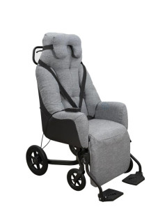 Fauteuil ELYSEE - Inclinaise manuelle - Gris chiné T10
