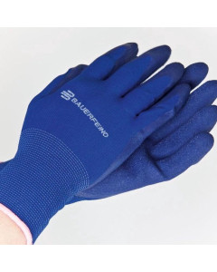Gants en caoutchouc bleu - Taille M