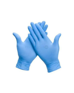 Blauwe nitrilhandschoenen NitrylDerm Small - 100 stuks