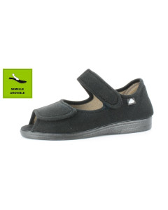 Pantoufles ORTHO COTON Noir - 45