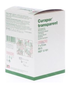 CURAPOR Transparent ST 7x5cm .........(50pcs)