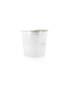 Crachoir plastique avec couvercle 150ml - 1pc