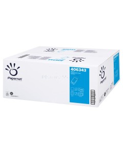 Essuie mains recyclé blanc 2plis V 24x23cm - 15x250pc