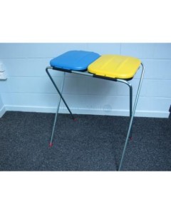 PORTE SAC duo - Couvercles jaune & bleu - 1pc