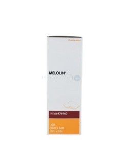 Compr. non adh. ST MELOLIN 5x5cm - 100x1pc