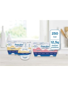 Fresubin 2 kcal roomdessert - Vanille - 4x125gr - Vanille - 4x125gr