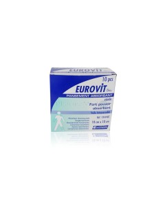 Compresses abs. plast. ST EUROVIT 10x10(10pc)