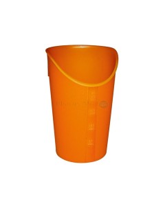 Beker met neusuitsparing 237ml Oranje