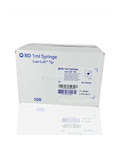 Seringues BD PLASTIPAK 1ml Luer Lock (100pc)