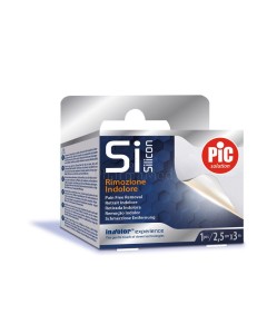 Si Silicon Sparadrap indolor - 2,5cmX3m - 1rlx