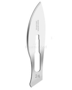 Lames bistouri Stérile S&M - N°24 - 100pc