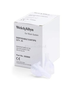W.A. EAR TIPS voor Ear Wash System (4x25st)